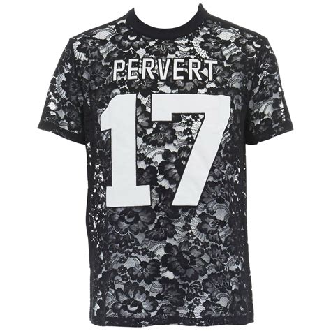 pervert 17 givenchy jersey|Givenchy Lace Pervert 17 Tee in Black .